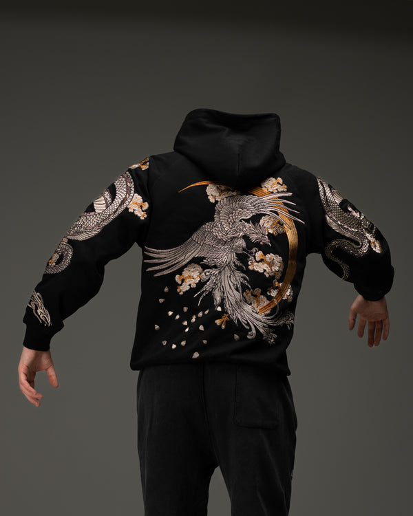 Hoodie with a phoenix 2.0