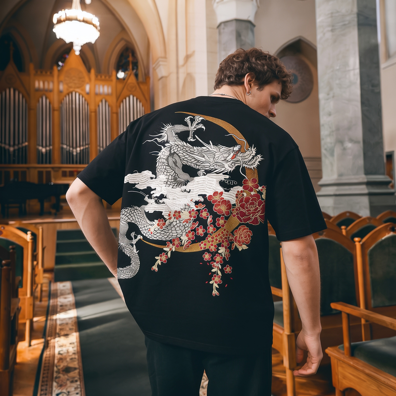 Dragon T-shirt black 2.0