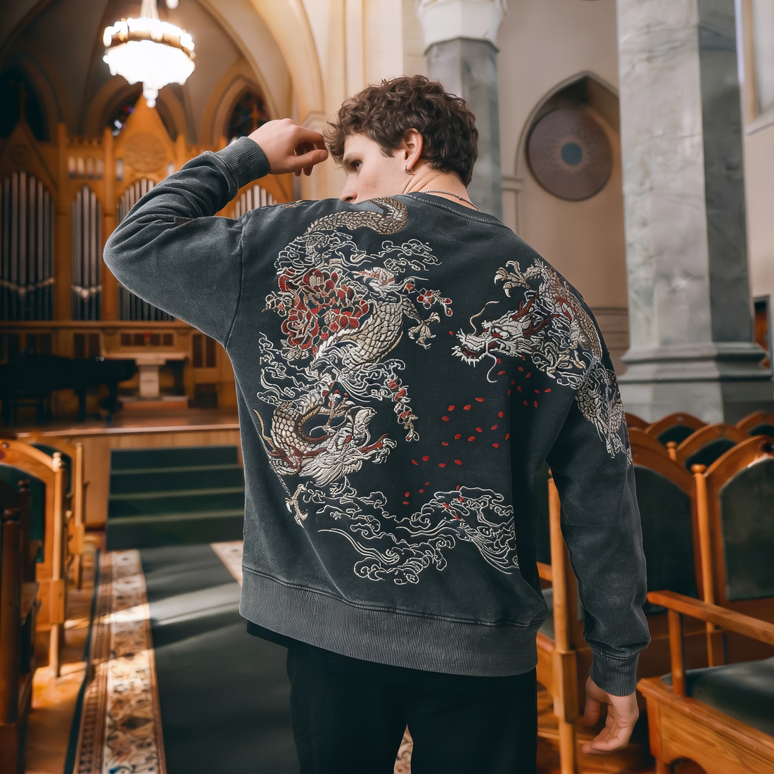 Sweatshirt "Dragon Day" by Tai-dai