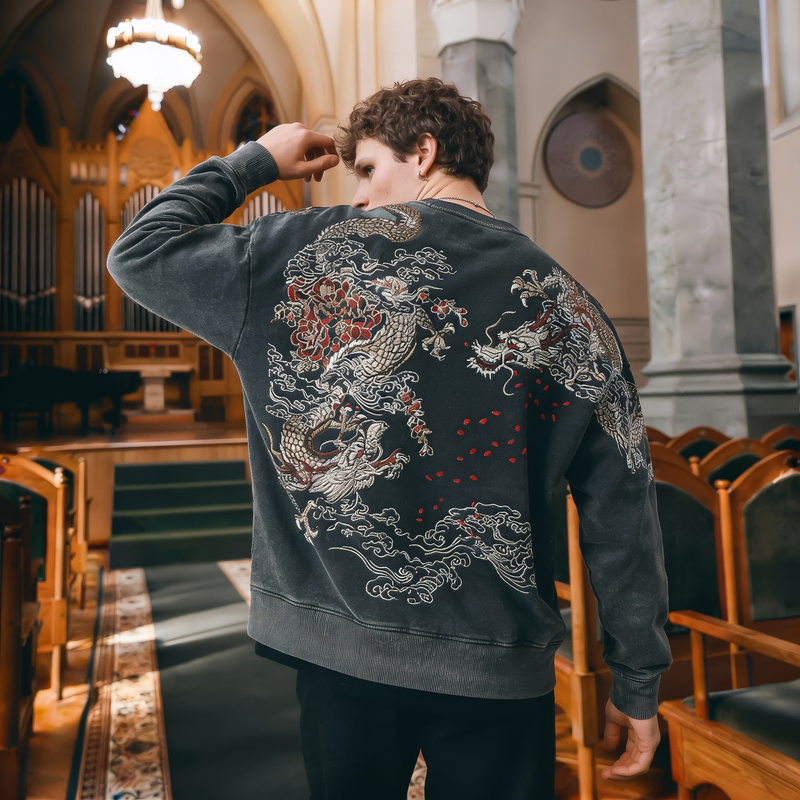 Sweatshirt "Dragon Day" by Tai-dai